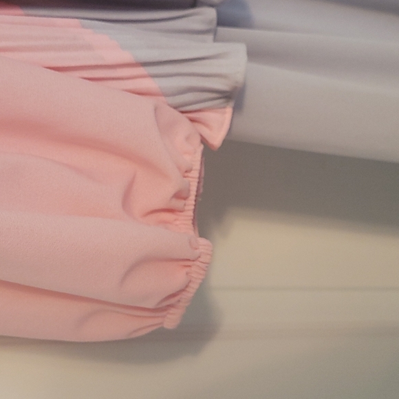 Pink/Gray Party Dress Size 12 - Picture 5 of 7